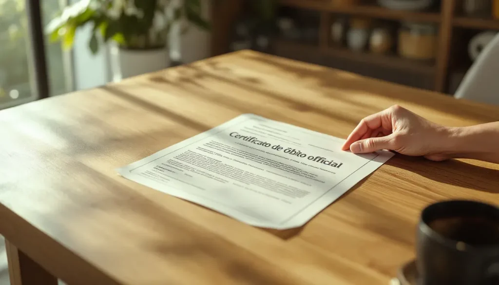 Segunda Via Certidão de Óbito